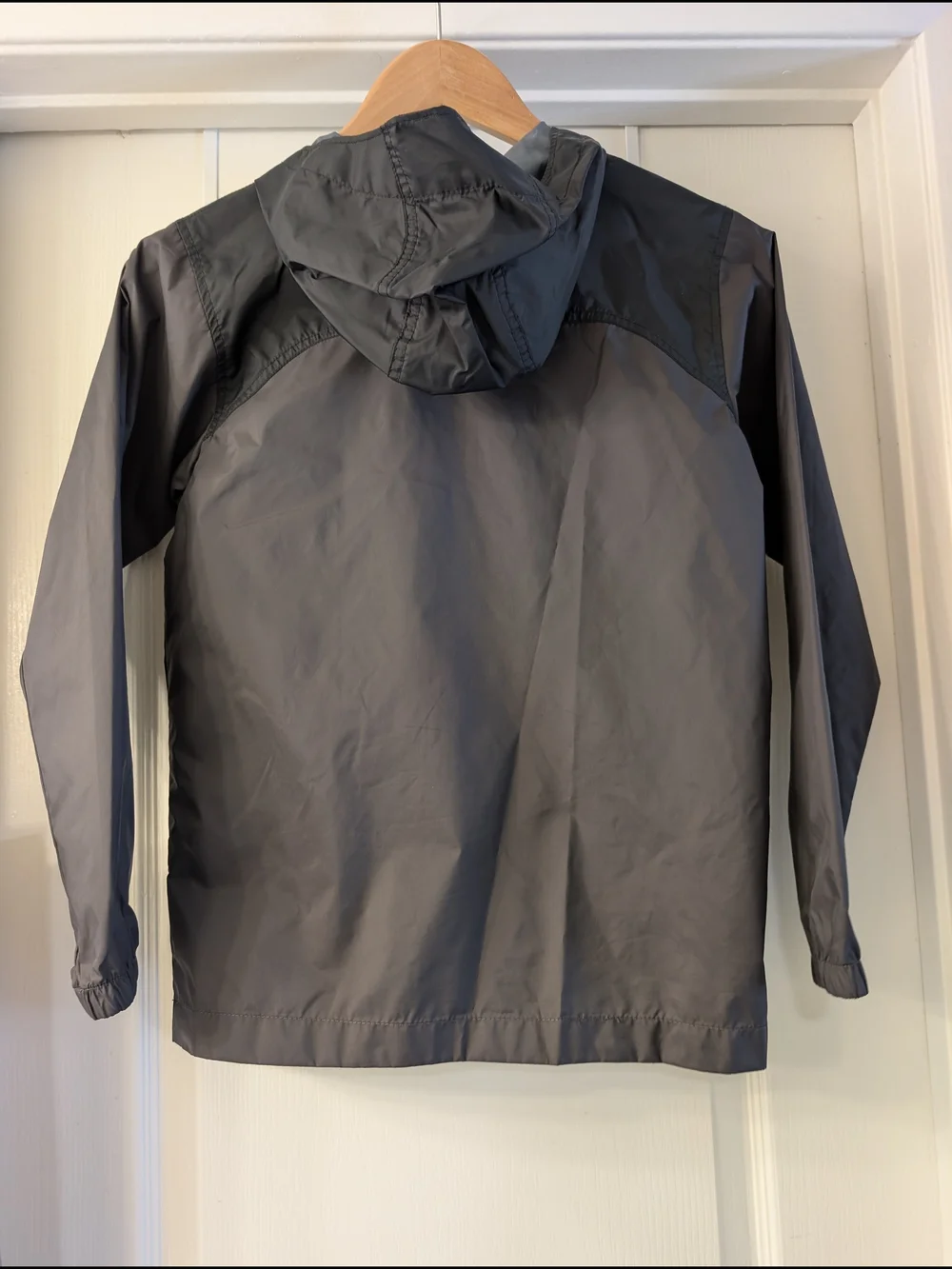 Columbia Kids' Hooded Rain Jacket - Dark Gray/Charcoal
